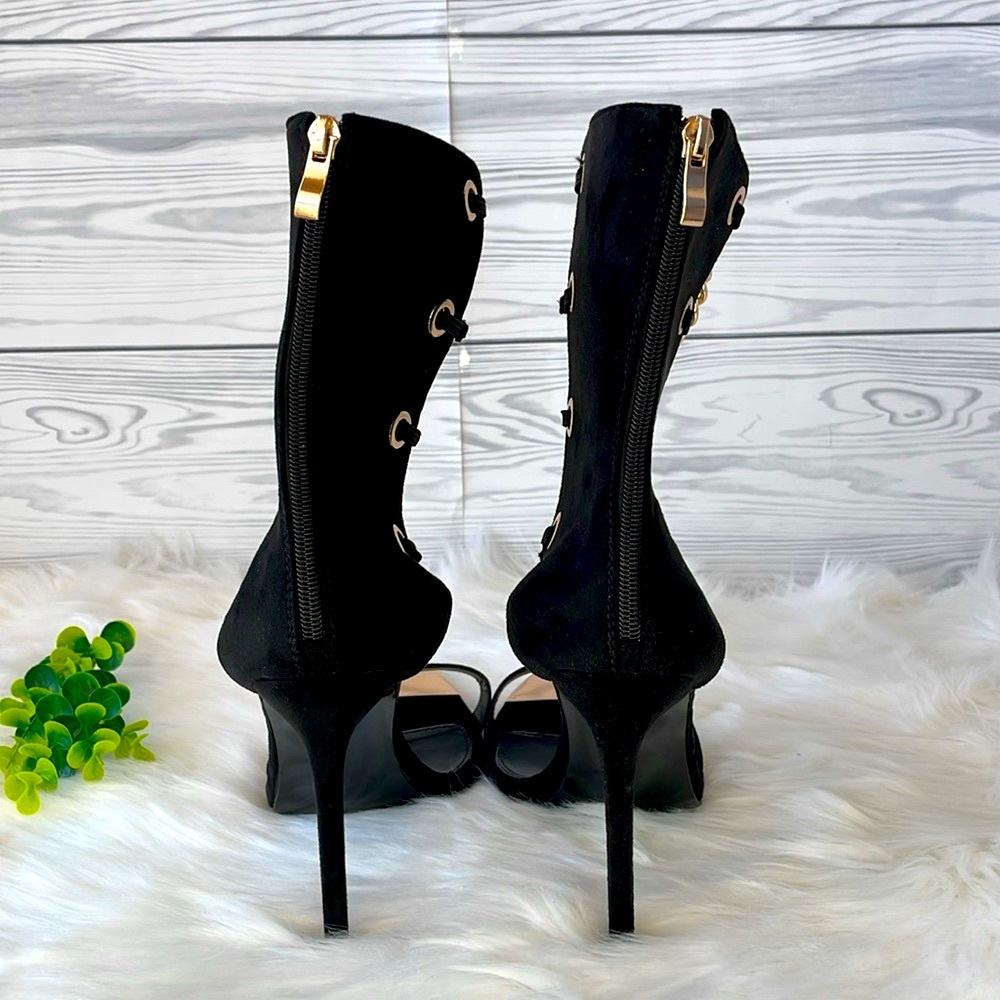 AZALEA WANG SHOW YOU THE WORLD STILETTO BOOTIE IN BLACK - Picture 8 of 13
